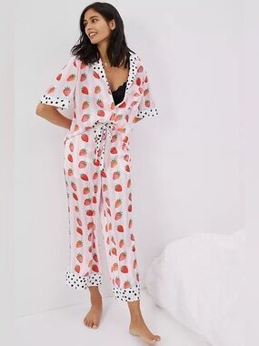 Karen Mabon Strawberry Pajama Set Anthropologie